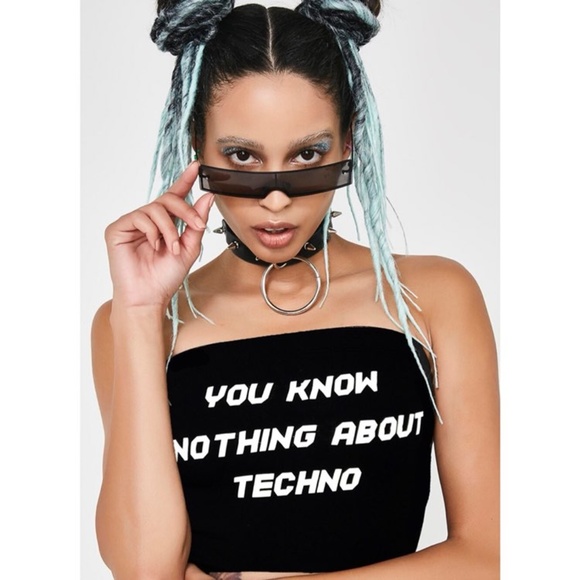 Dolls Kill Tops - Dollskill You Know Nothing Tube Top